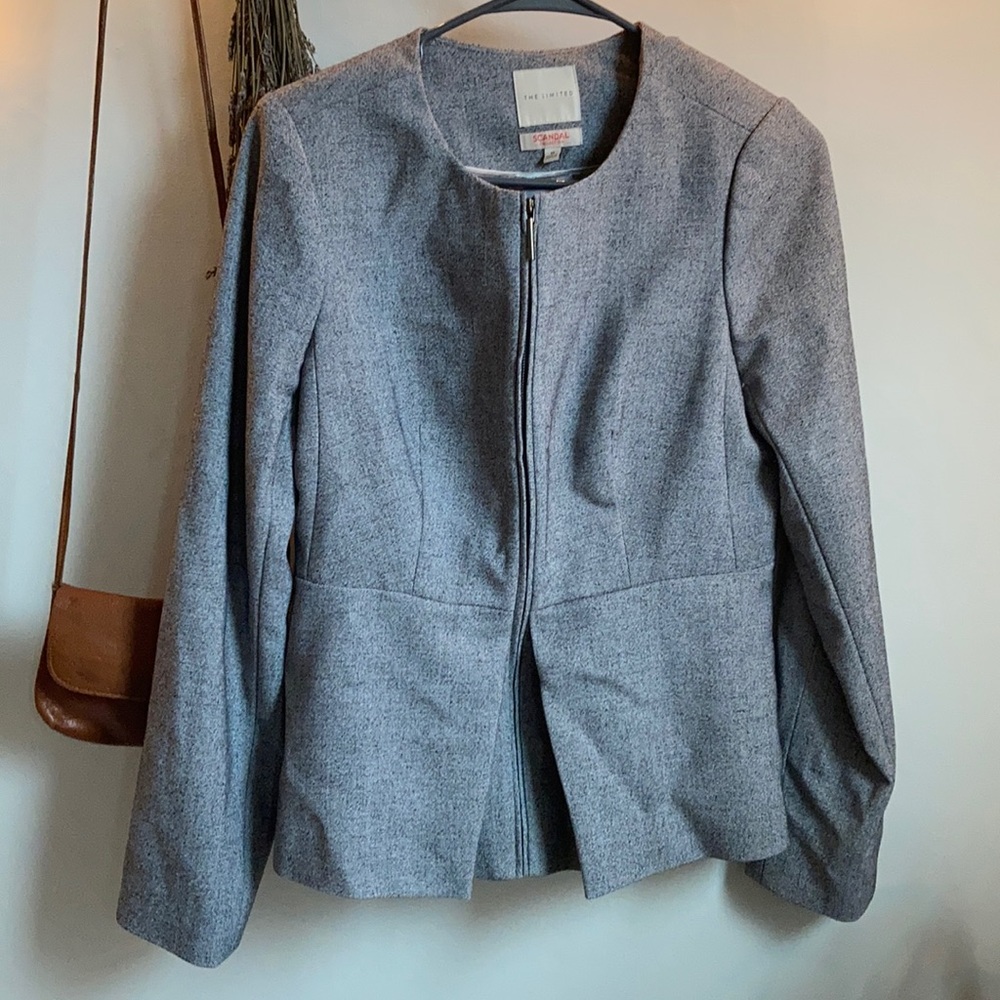 “Scandal” peplum blazer